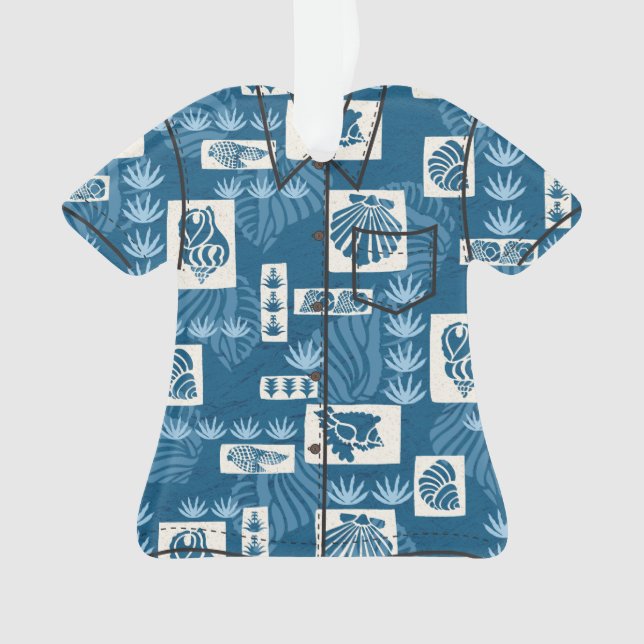 Adorno Kua Bay Hawaiian Conchas submarinas con camiseta d (Anverso)