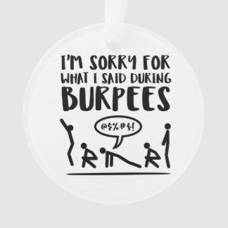Adorno La aptitud triste dijo a Burpees