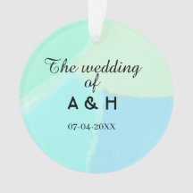 La boda de la letra inicial del nombre de la parej