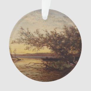 Adorno La Camargue, Coucher De Soleil - Félix Ziem