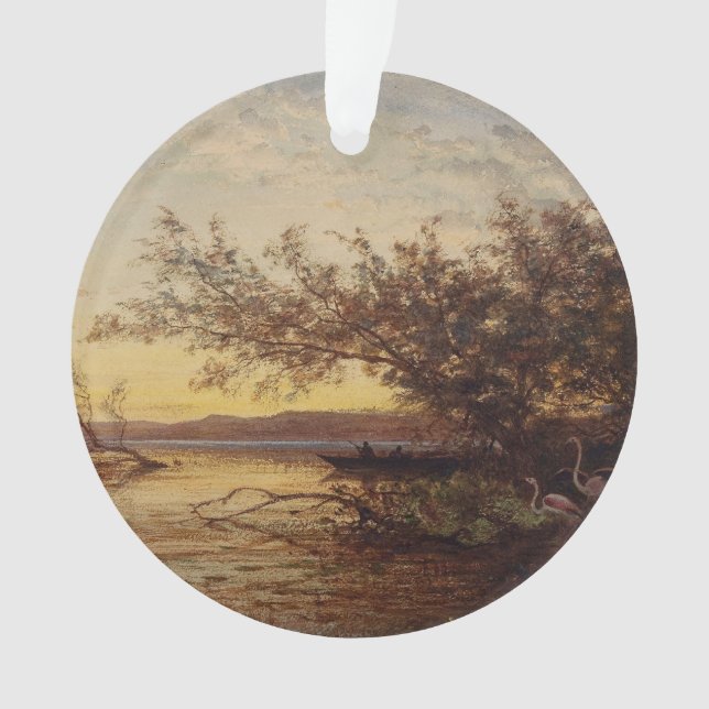 Adorno La Camargue, Coucher De Soleil - Félix Ziem (Anverso)