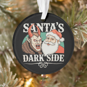 Adorno La cara oscura de Santa Krampus Krampusnacht Navid
