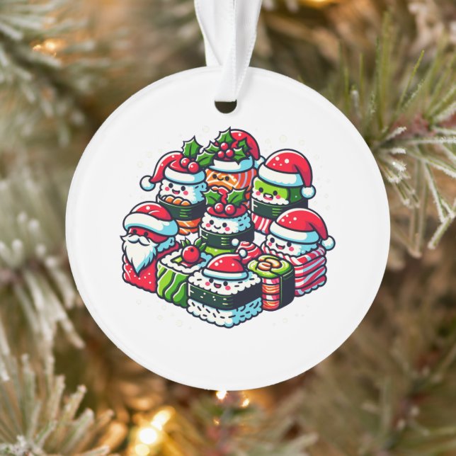 Adorno La delicia del sushi en Santa Claus - Arte de Navi (Árbol)