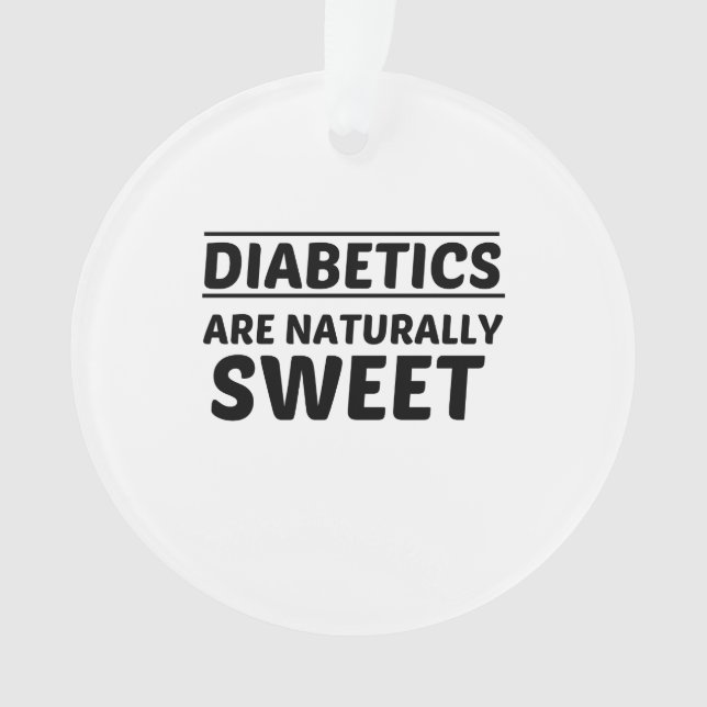 ADORNO LA DIABÉTICA ES NATURALMENTE DULCE (Anverso)