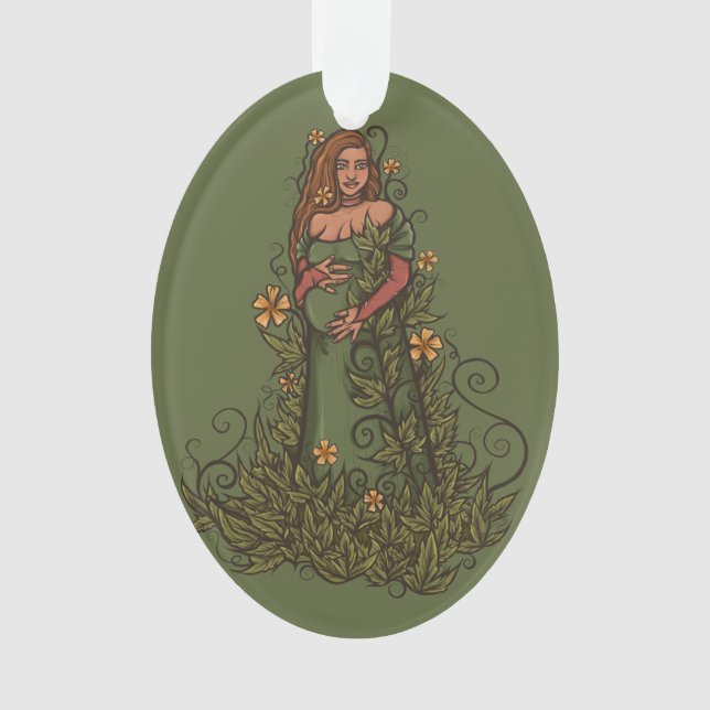 Adorno La diosa madre de la Tierra Druid (Anverso)