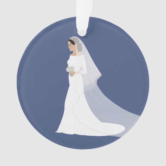 Adorno La Duquesa Meghan Sussex Boda Real 2018 (Anverso)