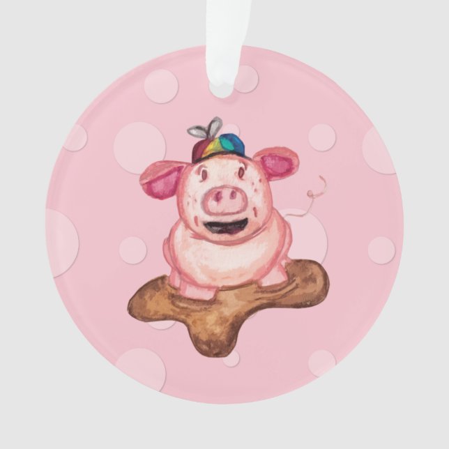 Adorno La felicidad es un embrollo de barro (Anverso)