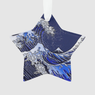 Adorno La gran ola de Hokusai estilos modernos