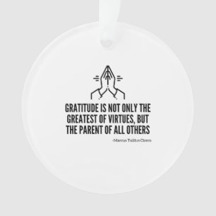 Adorno La gratitud es el padre de todos los demás