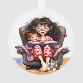 Adorno La mejor niñera del mundo / mamá / abuela