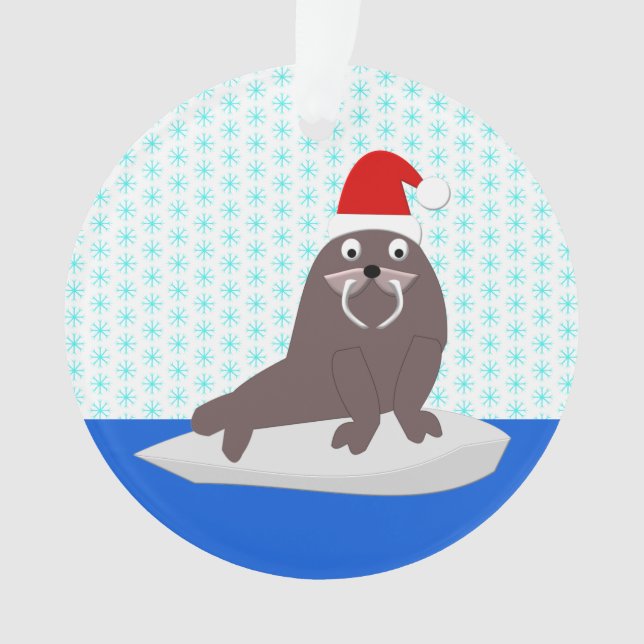 Adorno La morada de los Navidades y los copos de nieve (Anverso)