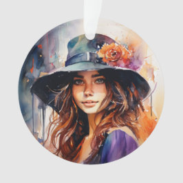 Adorno La mujer en el Gorra: Retrato de la gracia salvaje