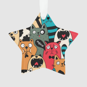 Adorno La multitud de gatos