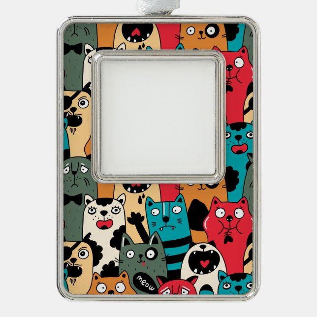 Adorno La multitud de gatos (Anverso)