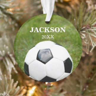 Adorno La pelota de fútbol personalizada