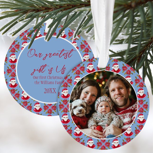 Adorno La primera foto de la familia de la primera Navida (Subido por el creador)