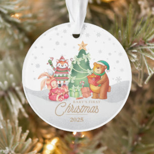 Adorno La primera Navidad personalizada para el bebé