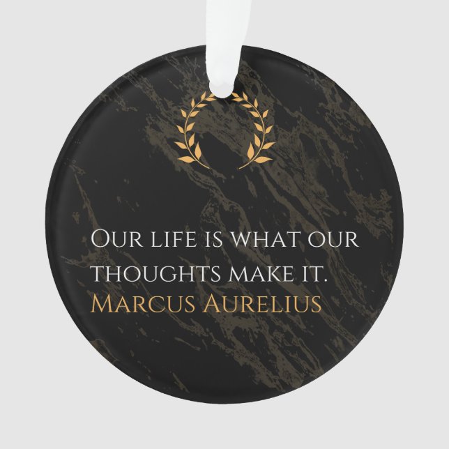 Adorno La verdad de Marco Aurelio: la vida (Anverso)