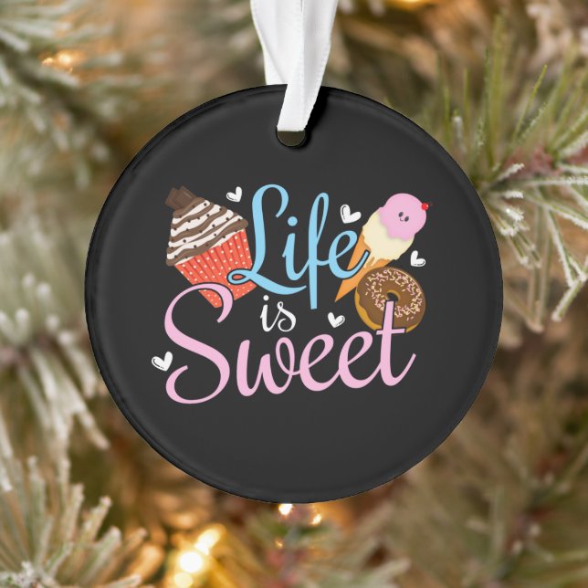 Adorno La vida gastronómica es una cita para hacer dulces (Árbol)