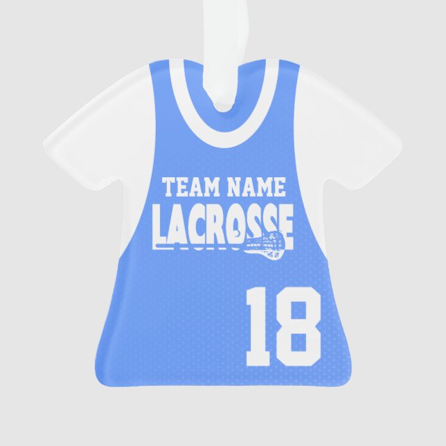 Adorno Lacrosse Sports Jersey con foto (Anverso)