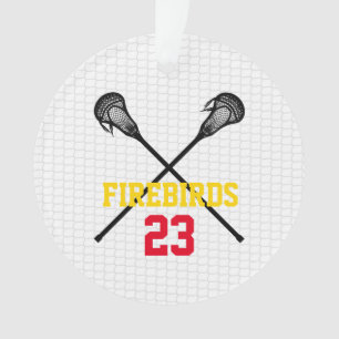 Adorno Lacrosse Sticks Net Team Name Player Number Photo