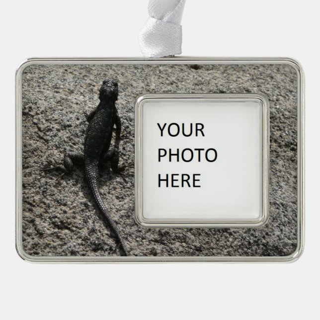 Adorno Lagarto Negro (Anverso)
