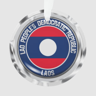 Adorno Laos Round Emblem