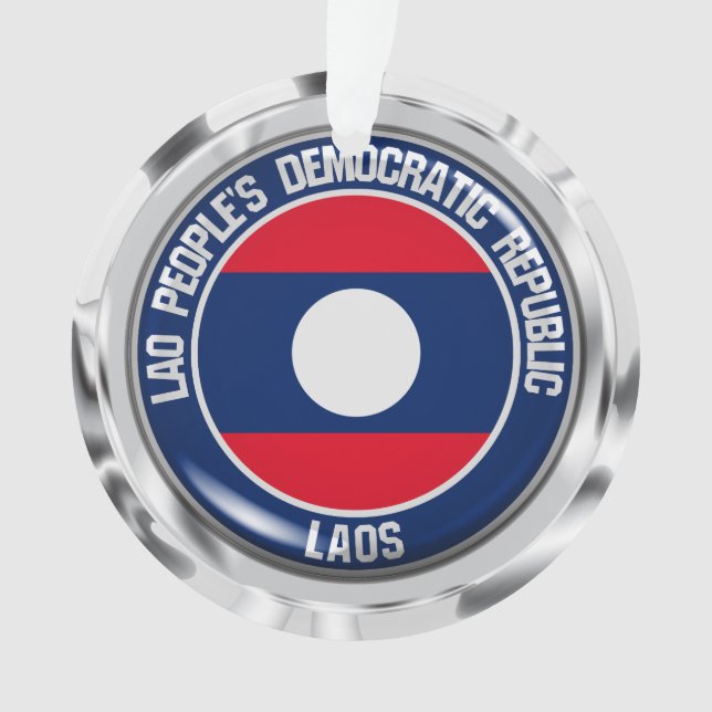 Adorno Laos Round Emblem (Anverso)