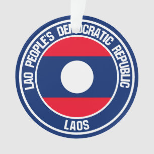 Adorno Laos Round Emblem