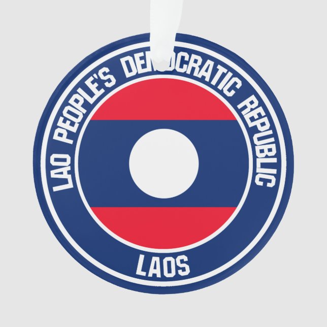 Adorno Laos Round Emblem (Anverso)