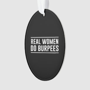 Adorno Las mujeres reales hacen Burpees
