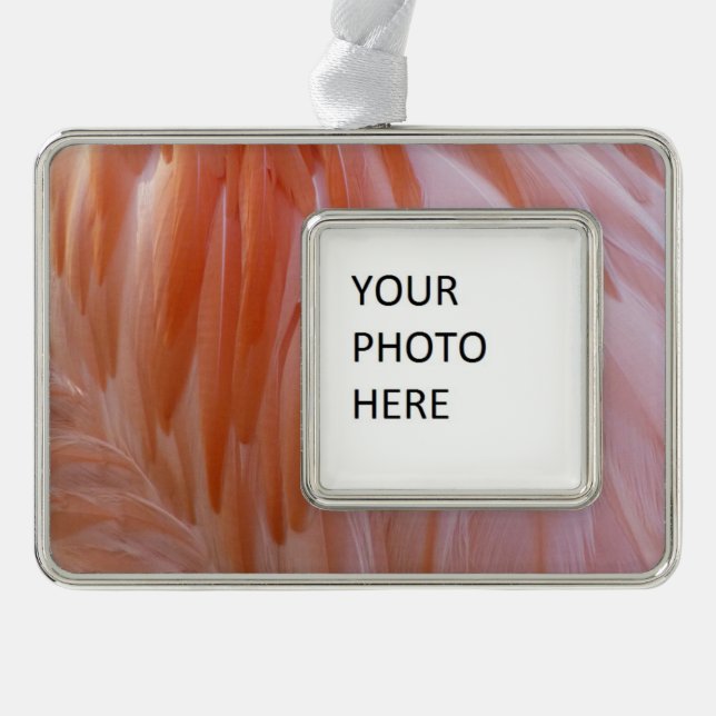 Adorno Las plumas flamencas en tonos rosas (Anverso)