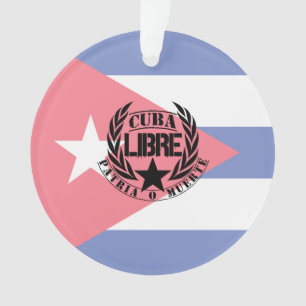 Adorno Laureles de Cuba Libre Motto