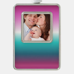 Adorno lavanda de unicornio verde azulada sirena turquesa