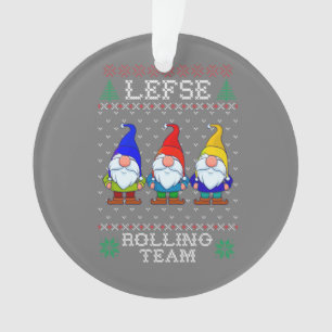 Adorno Lefse Rolling Team, Navidades Baking Tomte Gnome