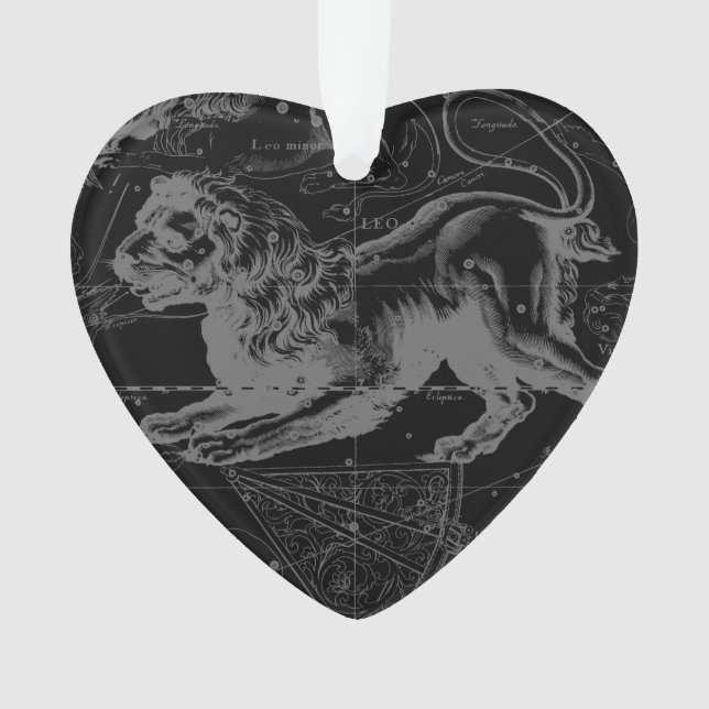 Adorno Leo Constellation Hevelius 1690 Julio23 - Agosto 2 (Anverso)