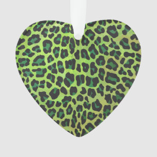 Adorno Leopard Black and Green Print