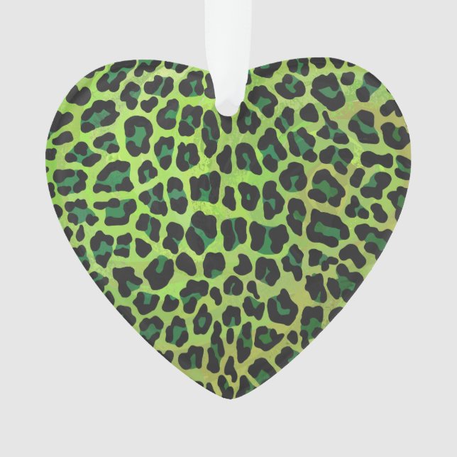 Adorno Leopard Black and Green Print (Anverso)