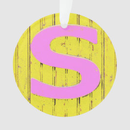 Adorno Letra s