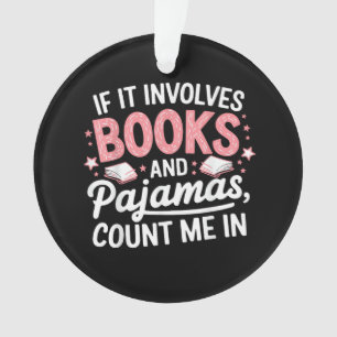 Adorno Libro & Pijamas Humorístico Amante de los Libros D