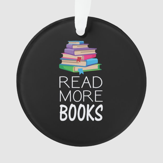 Adorno Libros - Leer Más Libros (Anverso)