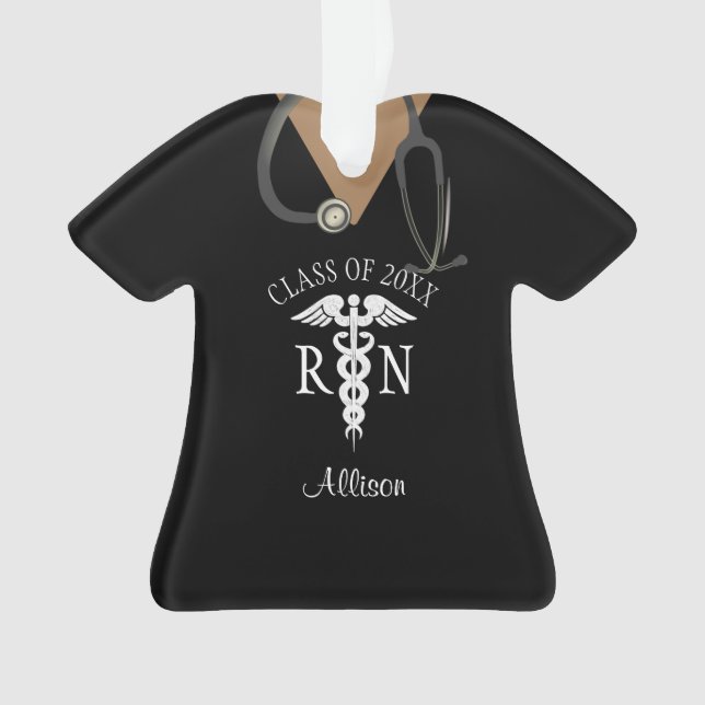 Adorno Licenciatura de Enfermería Uniforme Médica Nombre  (Anverso)