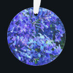 Adorno Lililacas moradas azules y románticas foto floral<br><div class="desc">Hermosa mañana de primavera con el olor de Lilacs en el aire - Lilias púrpura profundas - foto de H Cooper</div>