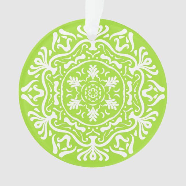 Adorno Lime Mandala (Anverso)