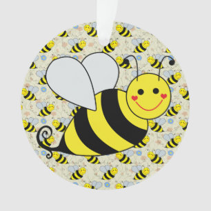 Adorno Lindo manosee la abeja con el modelo