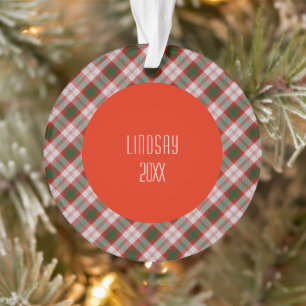 Adorno Lindsay Vestimenta Clan Tartán Patrón de placas