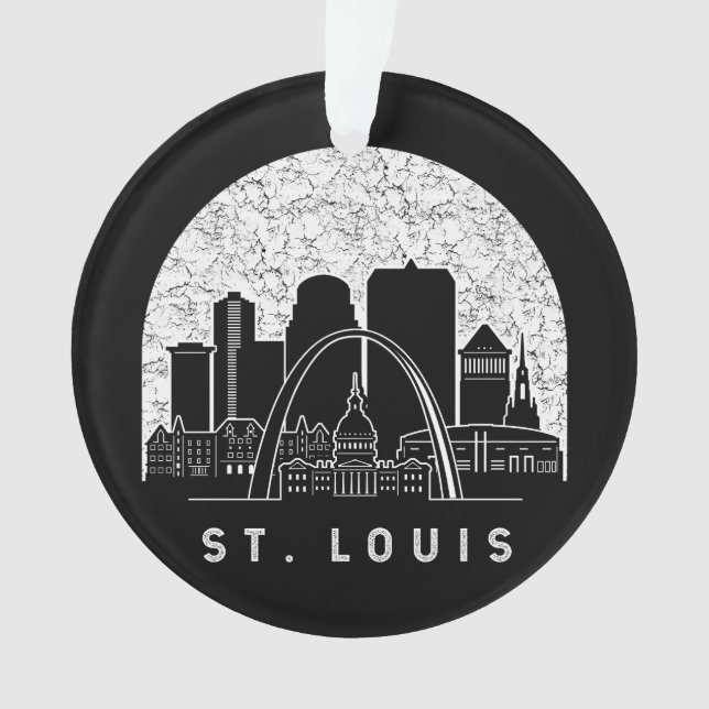 Adorno Línea aérea de St. Louis Missouri (Anverso)