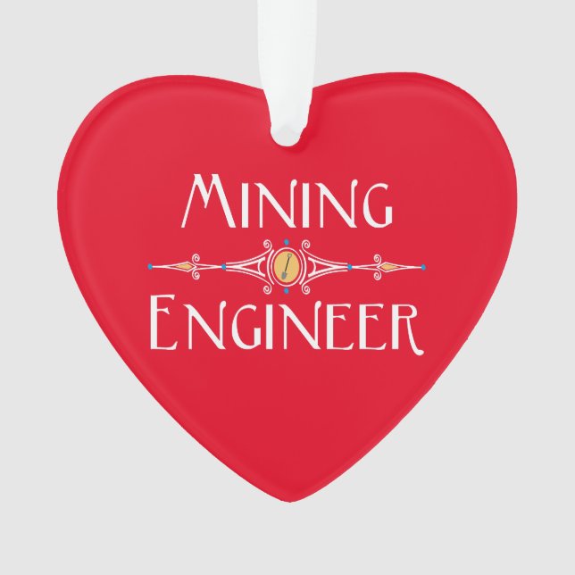 Adorno Línea decorativa de ingeniero minero (Anverso)