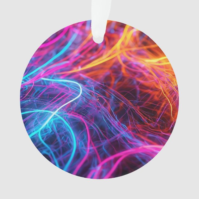 Adorno Líneas de Neon (Anverso)