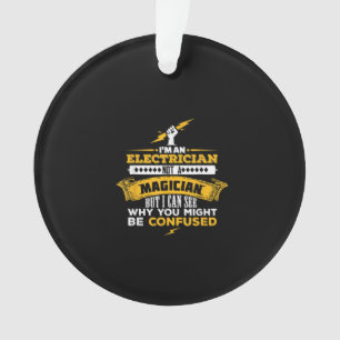 Adorno Lineman obsequia a un electricista